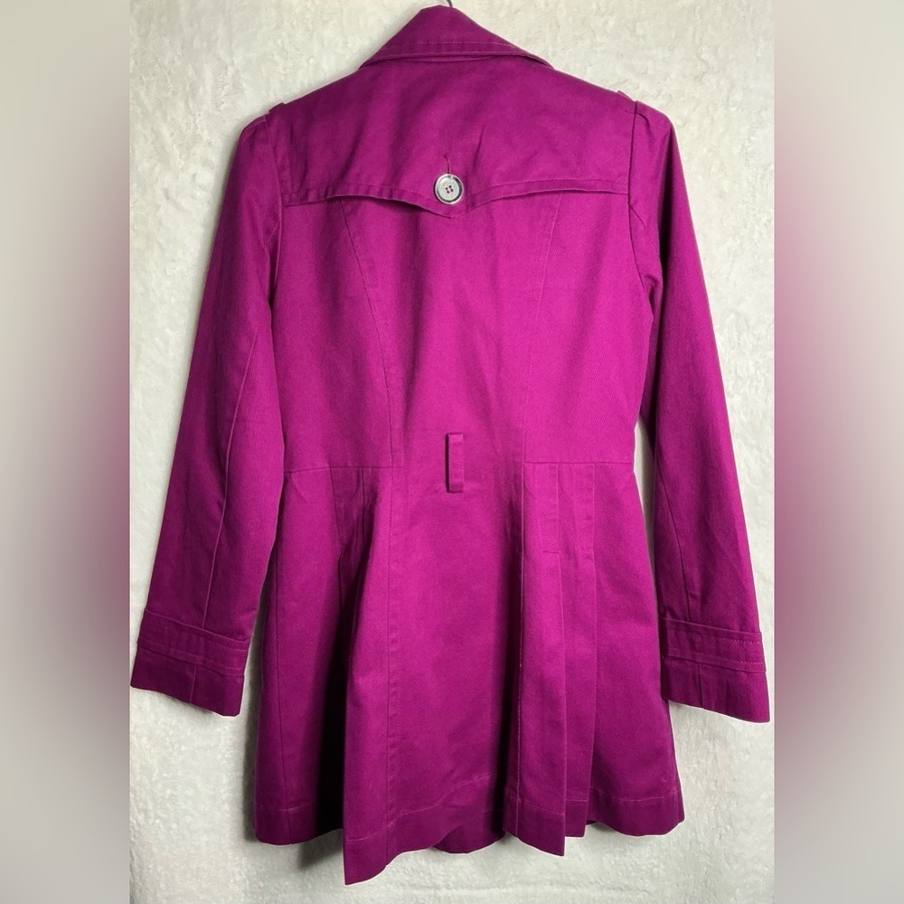 Express Women's Purple Double-Breasted Coat size S - Picture 8 of 12